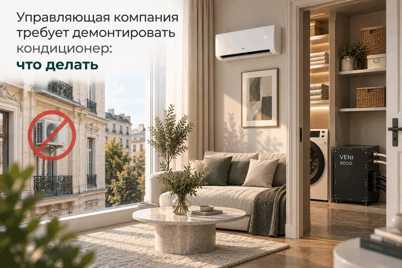 Кондиционер VENI без наружного блока